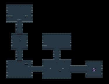 Procedurally generated dungeon screenshot